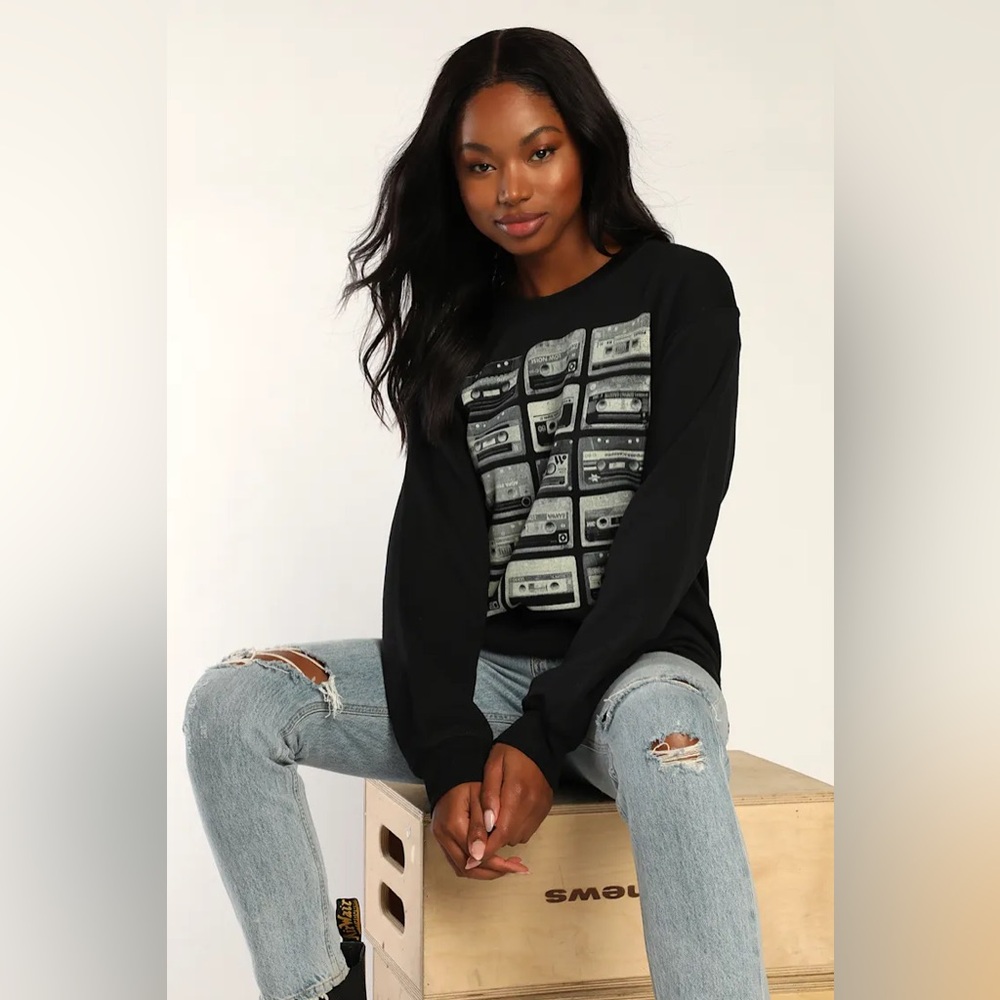 Prince Peter Collection Retro Cassette Tape Sweatshirt: M